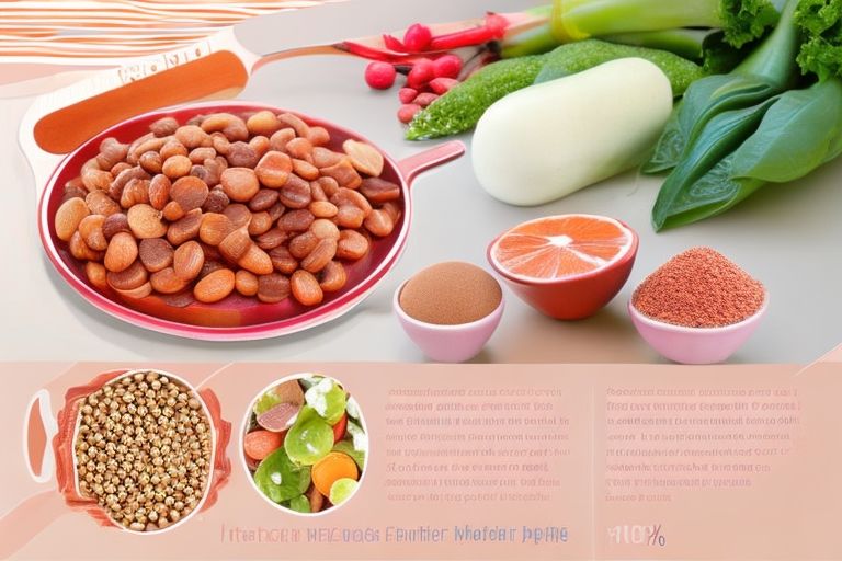 Ilustración destacando los beneficios del cobre para la salud antiaging, con alimentos ricos en cobre y símbolos de vitalidad.